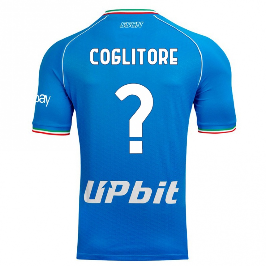 Hombre Fútbol Camiseta Matteo Coglitore #0 Cielo Azul 1ª Equipación 2023/24 Perú