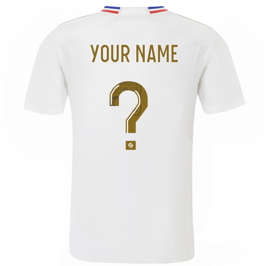 Hombre Fútbol Camiseta Su Nombre #0 Blanco 1ª Equipación 2023/24 Perú