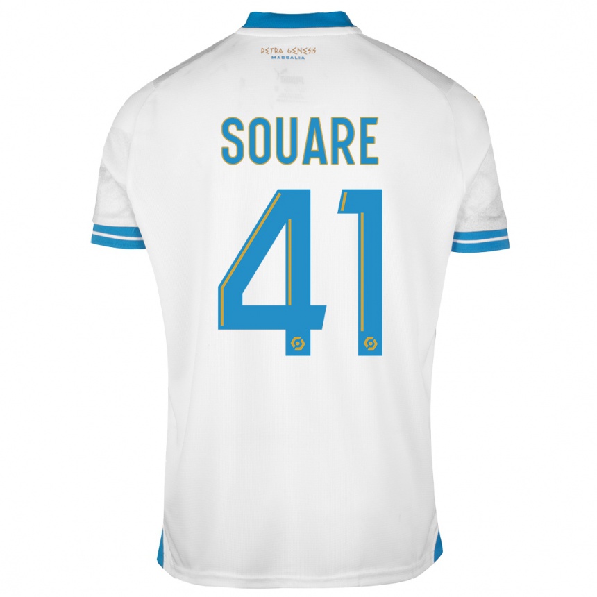 Hombre Fútbol Camiseta Cheick Souare #41 Blanco 1ª Equipación 2023/24 Perú