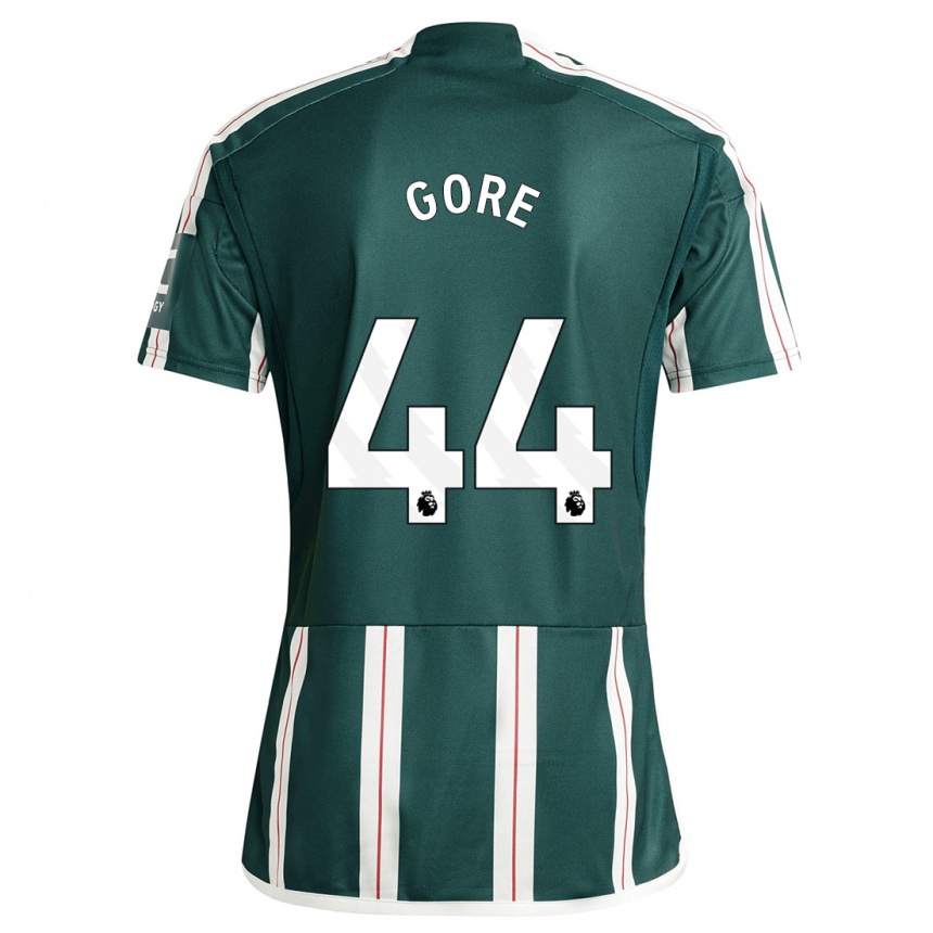 Hombre Fútbol Camiseta Daniel Gore #44 Verde Oscuro 2ª Equipación 2023/24 Perú