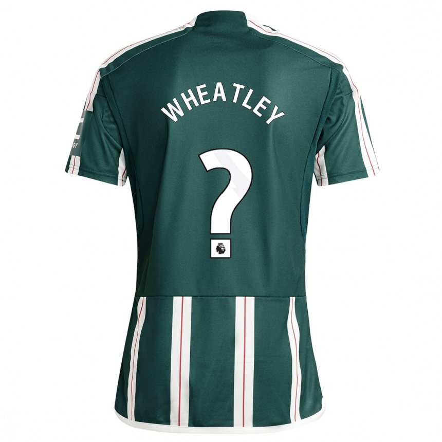 Hombre Fútbol Camiseta Ethan Wheatley #0 Verde Oscuro 2ª Equipación 2023/24 Perú