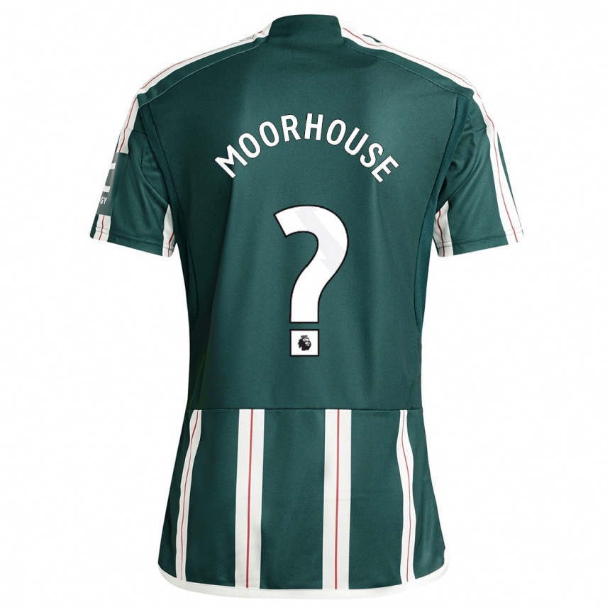 Hombre Fútbol Camiseta Jack Moorhouse #0 Verde Oscuro 2ª Equipación 2023/24 Perú