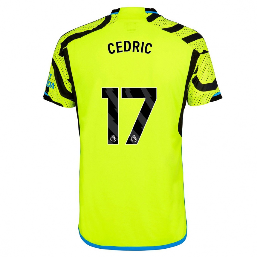 Hombre Fútbol Camiseta Cedric Soares #17 Amarillo 2ª Equipación 2023/24 Perú