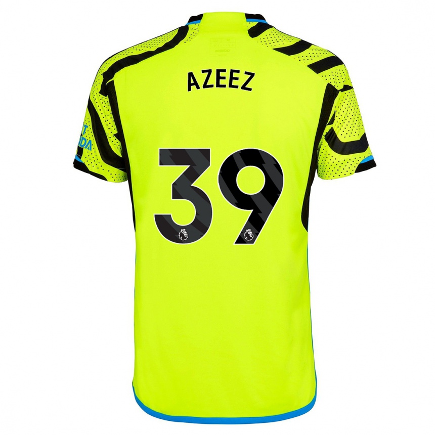 Hombre Fútbol Camiseta Miguel Azeez #39 Amarillo 2ª Equipación 2023/24 Perú