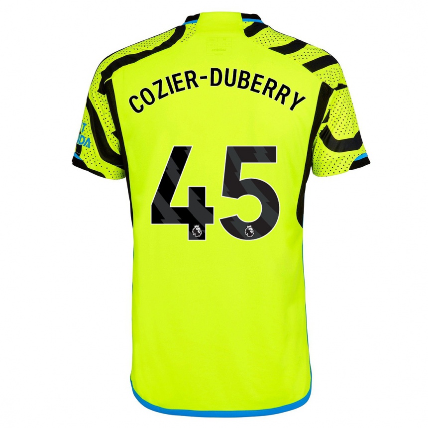 Hombre Fútbol Camiseta Amario Cozier-Duberry #45 Amarillo 2ª Equipación 2023/24 Perú