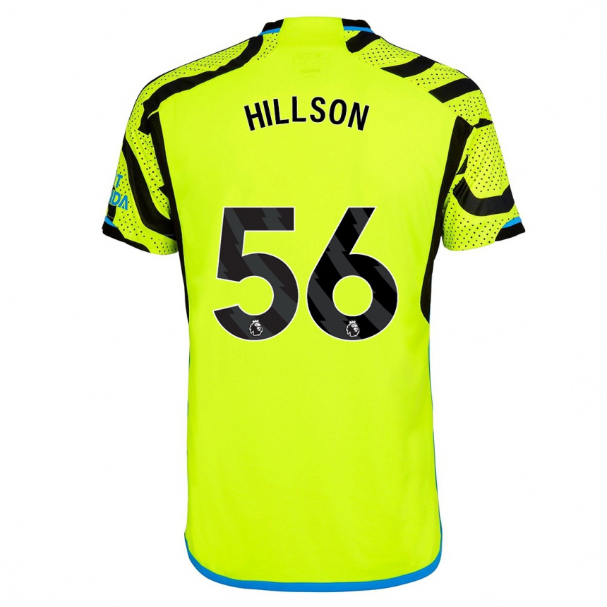 Hombre Fútbol Camiseta James Hillson #56 Amarillo 2ª Equipación 2023/24 Perú