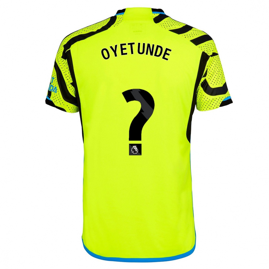 Hombre Fútbol Camiseta Daniel Oyetunde #0 Amarillo 2ª Equipación 2023/24 Perú