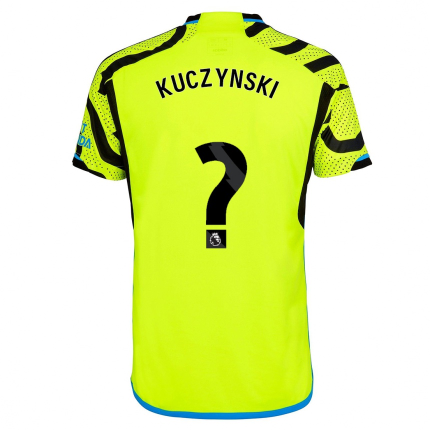 Hombre Fútbol Camiseta Max Kuczynski #0 Amarillo 2ª Equipación 2023/24 Perú