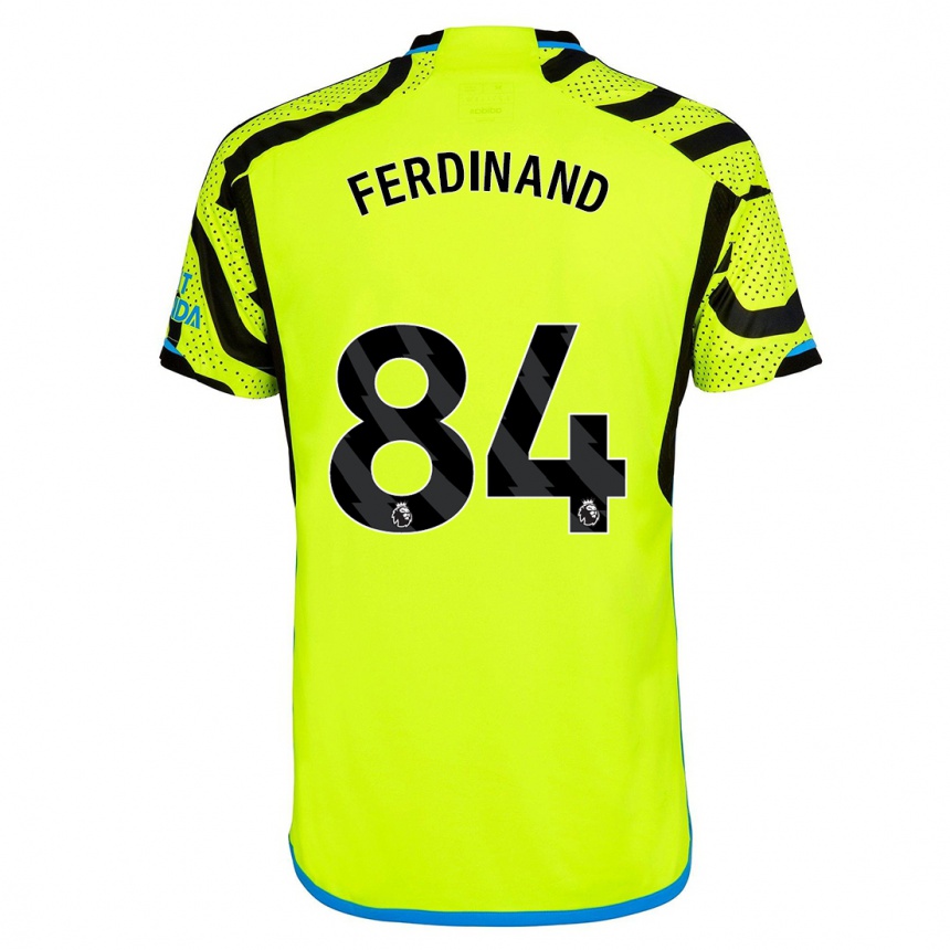 Hombre Fútbol Camiseta Seb Ferdinand #84 Amarillo 2ª Equipación 2023/24 Perú