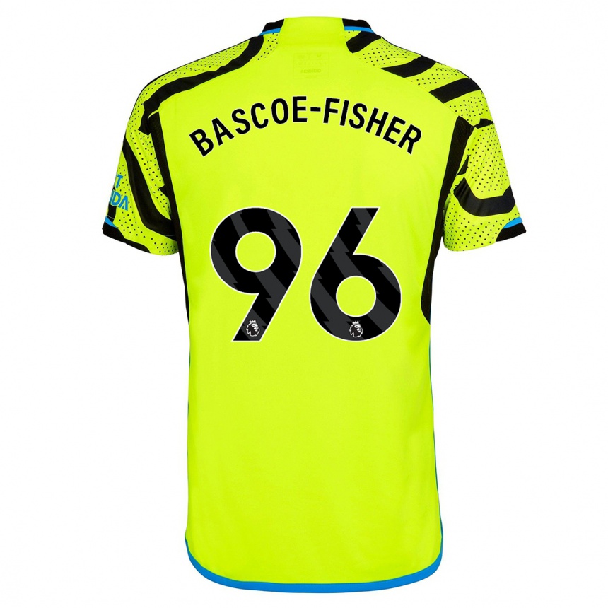 Hombre Fútbol Camiseta Jakai Bascoe-Fisher #96 Amarillo 2ª Equipación 2023/24 Perú