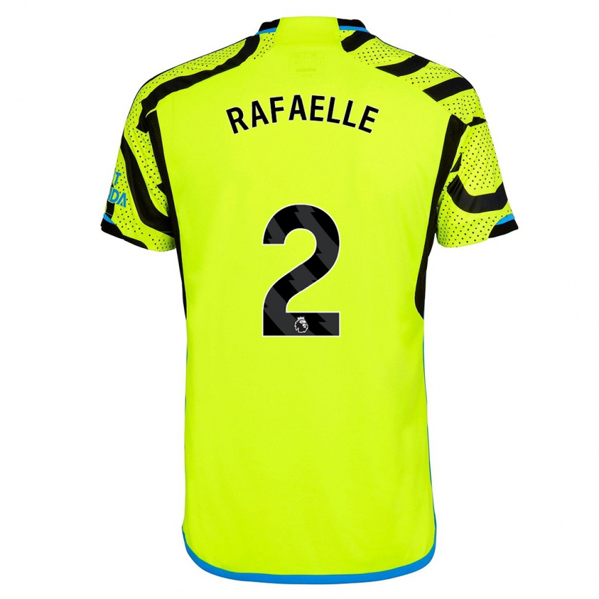 Hombre Fútbol Camiseta Rafaelle Souza #2 Amarillo 2ª Equipación 2023/24 Perú