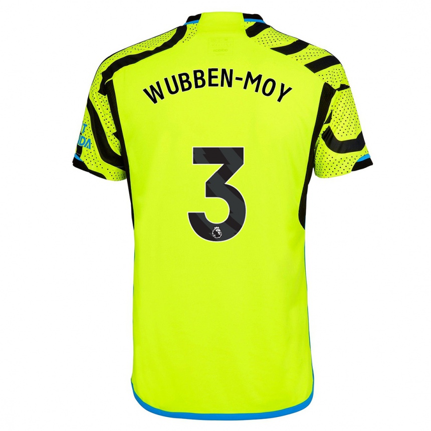 Hombre Fútbol Camiseta Lotte Wubben-Moy #3 Amarillo 2ª Equipación 2023/24 Perú