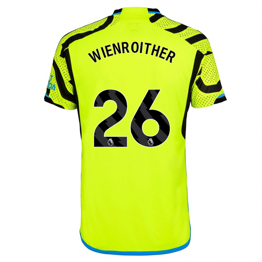 Hombre Fútbol Camiseta Laura Wienroither #26 Amarillo 2ª Equipación 2023/24 Perú