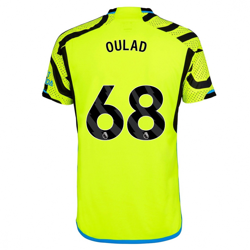 Hombre Fútbol Camiseta Salah-Eddine Oulad M'hand #68 Amarillo 2ª Equipación 2023/24 Perú