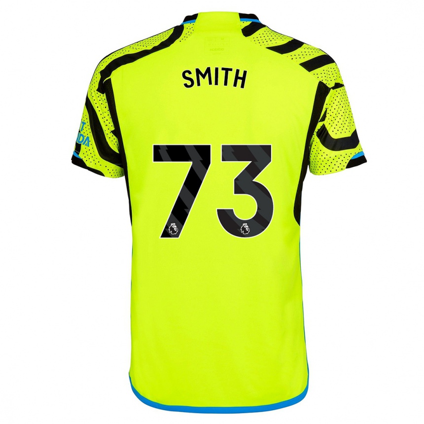 Hombre Fútbol Camiseta Tom Smith #73 Amarillo 2ª Equipación 2023/24 Perú