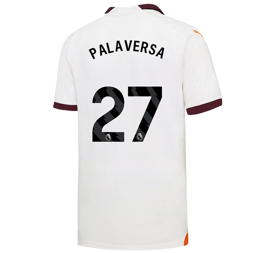 Hombre Fútbol Camiseta Ante Palaversa #27 Blanco 2ª Equipación 2023/24 Perú