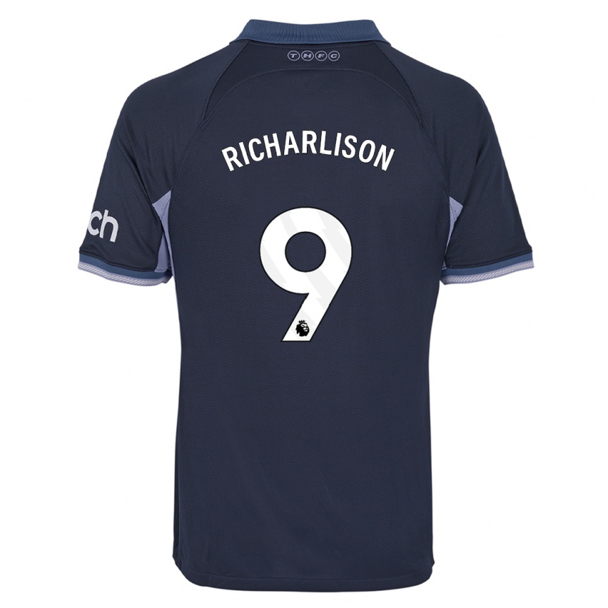 Hombre Fútbol Camiseta Richarlison #9 Azul Oscuro 2ª Equipación 2023/24 Perú