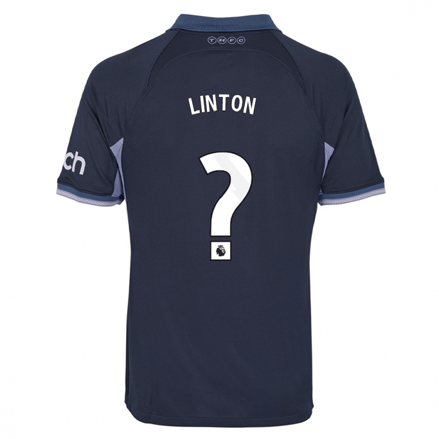 Hombre Fútbol Camiseta Jahziah Linton #0 Azul Oscuro 2ª Equipación 2023/24 Perú