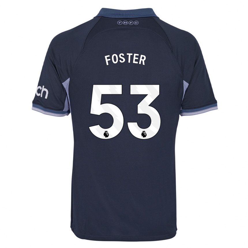 Hombre Fútbol Camiseta Brooklyn Lyons Foster #53 Azul Oscuro 2ª Equipación 2023/24 Perú