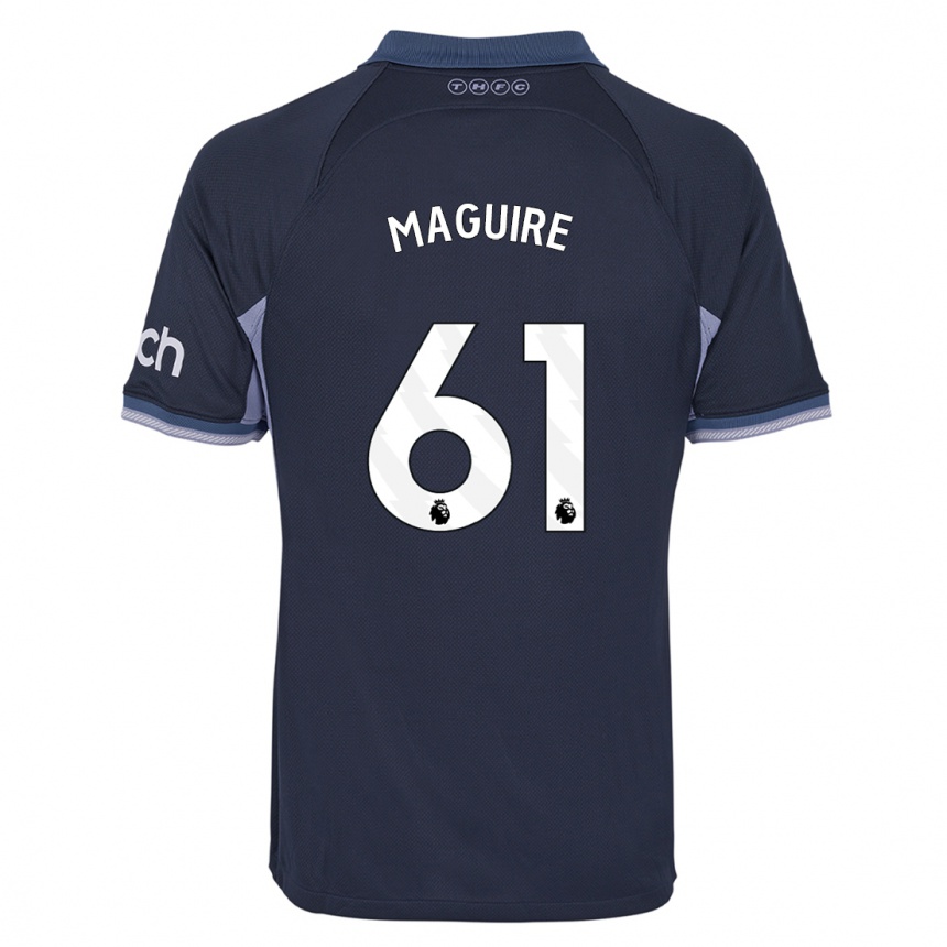 Hombre Fútbol Camiseta Aaron Maguire #61 Azul Oscuro 2ª Equipación 2023/24 Perú