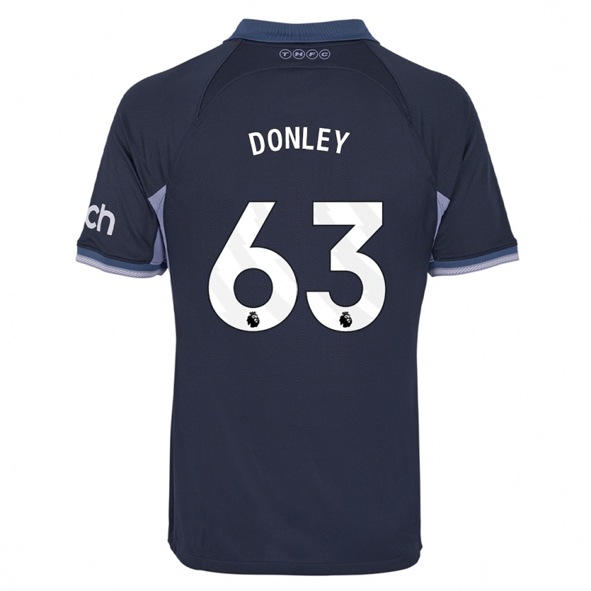 Hombre Fútbol Camiseta Jamie Donley #63 Azul Oscuro 2ª Equipación 2023/24 Perú