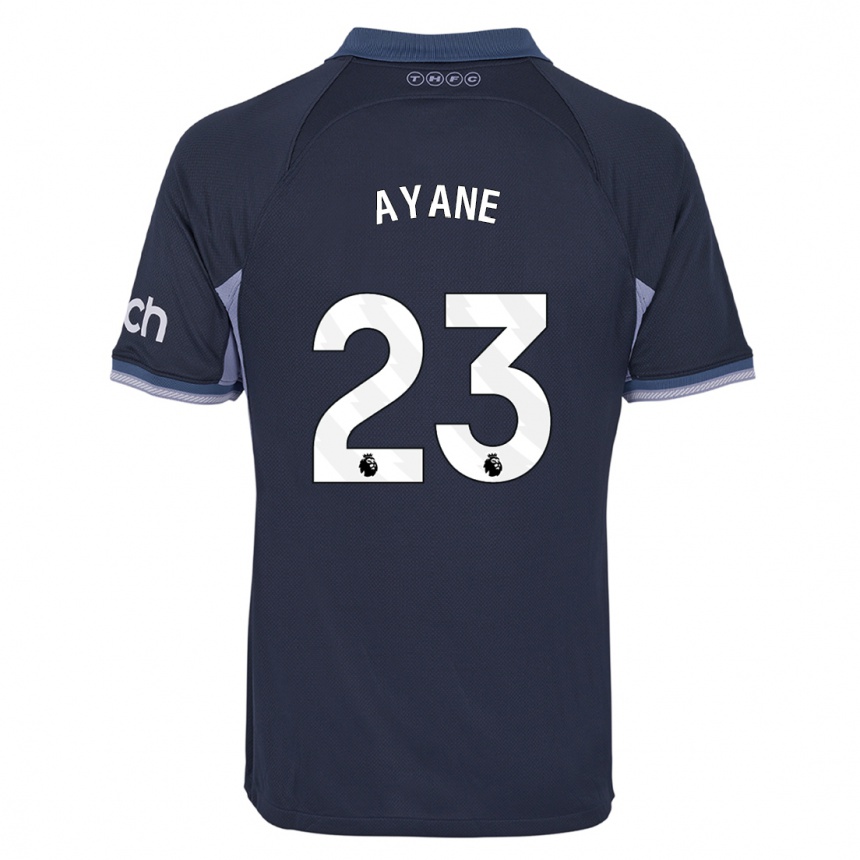 Hombre Fútbol Camiseta Rosella Ayane #23 Azul Oscuro 2ª Equipación 2023/24 Perú