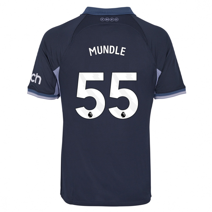 Hombre Fútbol Camiseta Romaine Mundle #55 Azul Oscuro 2ª Equipación 2023/24 Perú