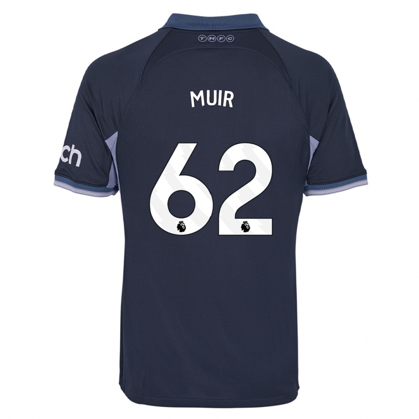 Hombre Fútbol Camiseta Marqes Muir #62 Azul Oscuro 2ª Equipación 2023/24 Perú