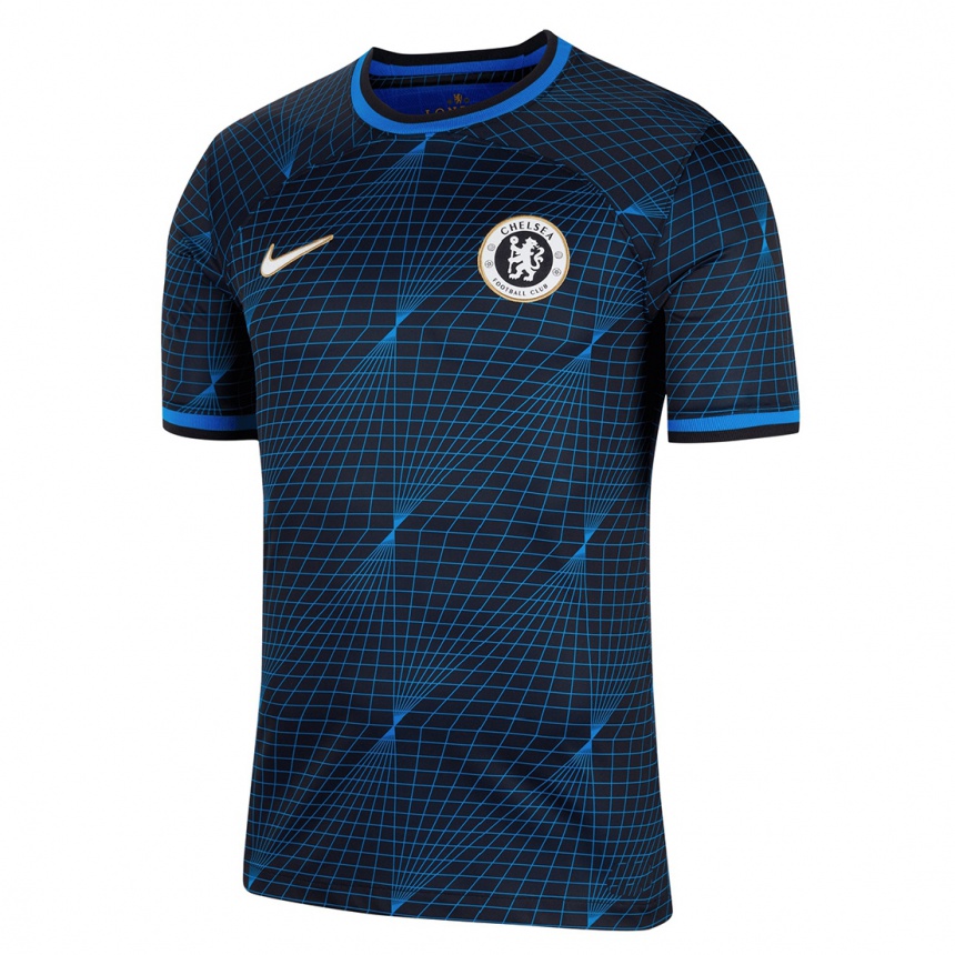 Hombre Fútbol Camiseta Erin Cuthbert #22 Azul Oscuro 2ª Equipación 2023/24 Perú