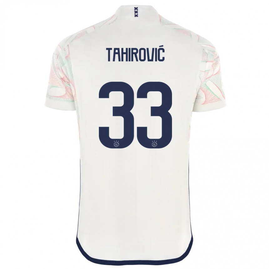 Hombre Fútbol Camiseta Benjamin Tahirovic #33 Blanco 2ª Equipación 2023/24 Perú