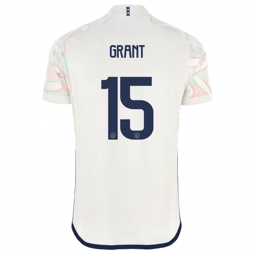 Hombre Fútbol Camiseta Chasity Grant #15 Blanco 2ª Equipación 2023/24 Perú