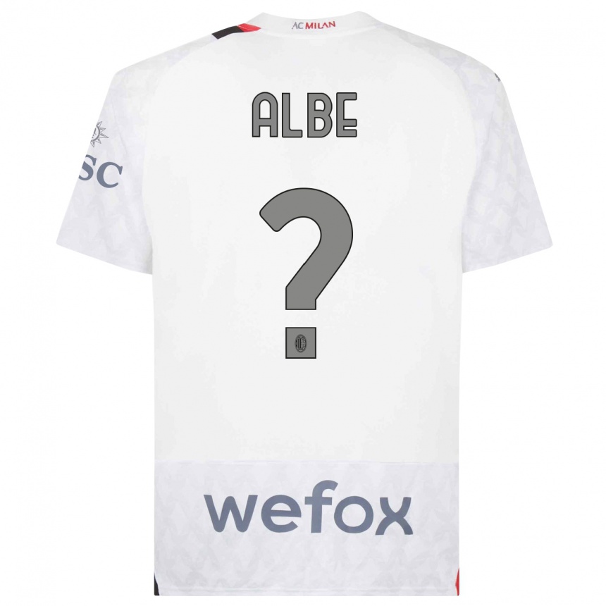 Hombre Fútbol Camiseta Salem Albe #0 Blanco 2ª Equipación 2023/24 Perú