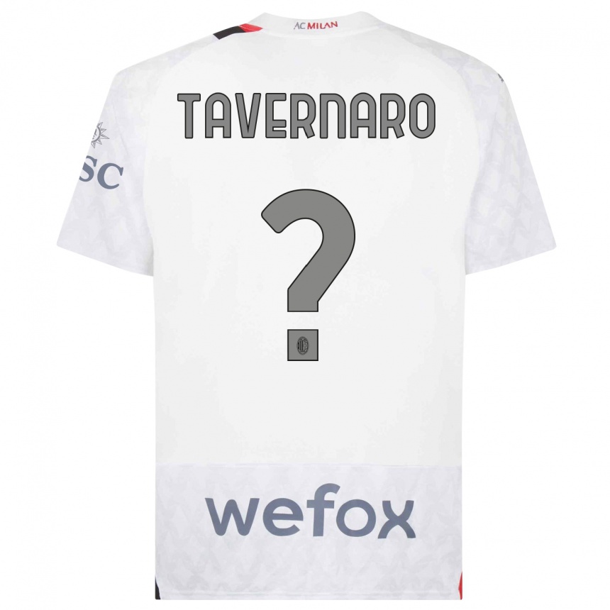 Hombre Fútbol Camiseta Federico Tavernaro #0 Blanco 2ª Equipación 2023/24 Perú