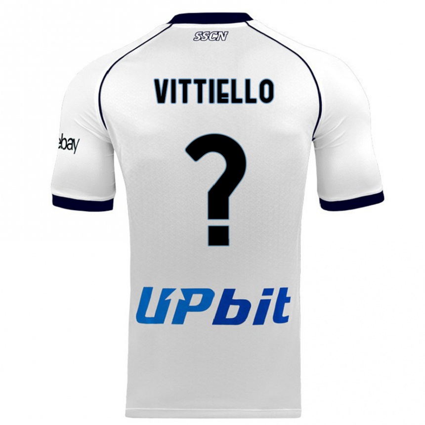 Hombre Fútbol Camiseta Antonio Vittiello #0 Blanco 2ª Equipación 2023/24 Perú