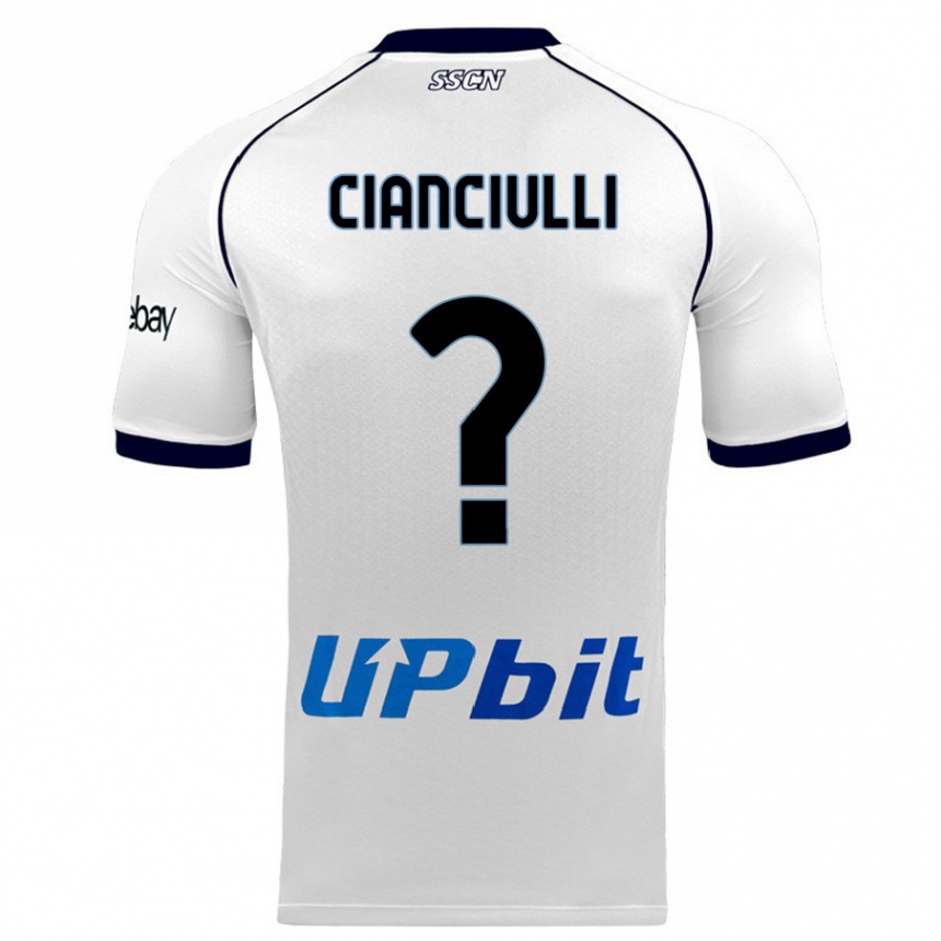 Hombre Fútbol Camiseta Antonio Cianciulli #0 Blanco 2ª Equipación 2023/24 Perú