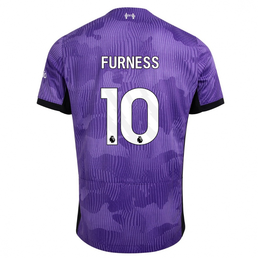 Hombre Fútbol Camiseta Rachel Furness #10 Púrpura Equipación Tercera 2023/24 Perú