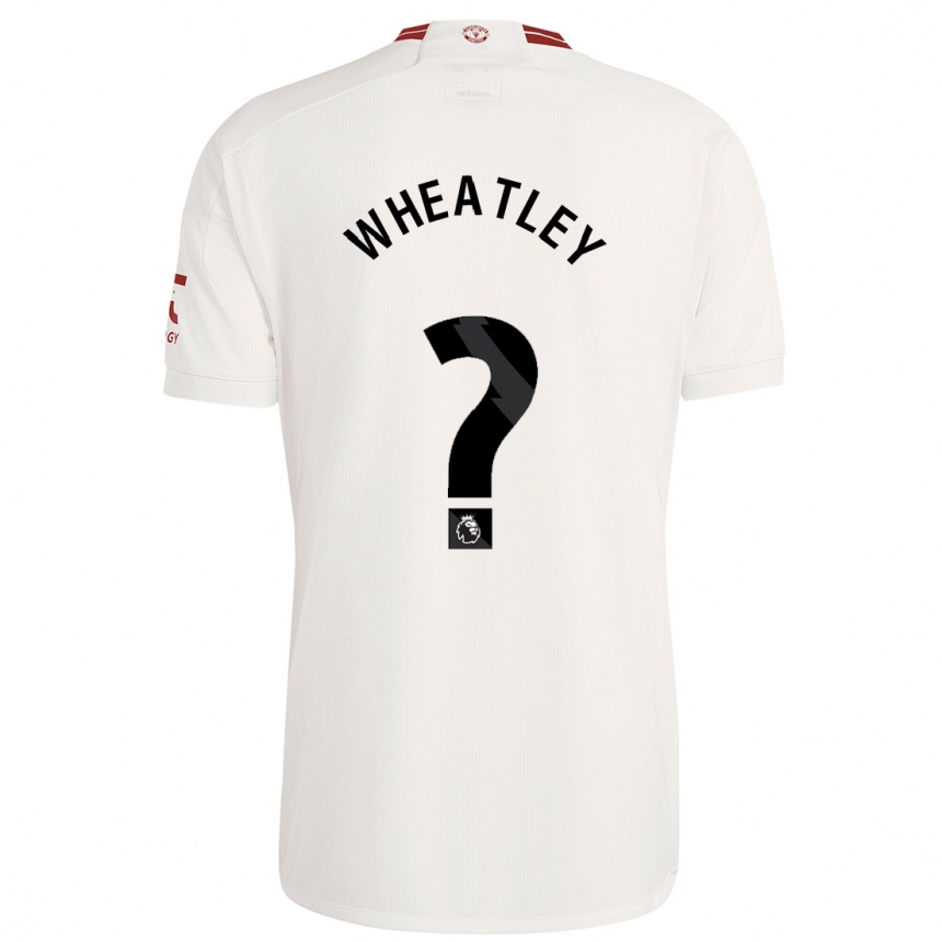 Hombre Fútbol Camiseta Ethan Wheatley #0 Blanco Equipación Tercera 2023/24 Perú