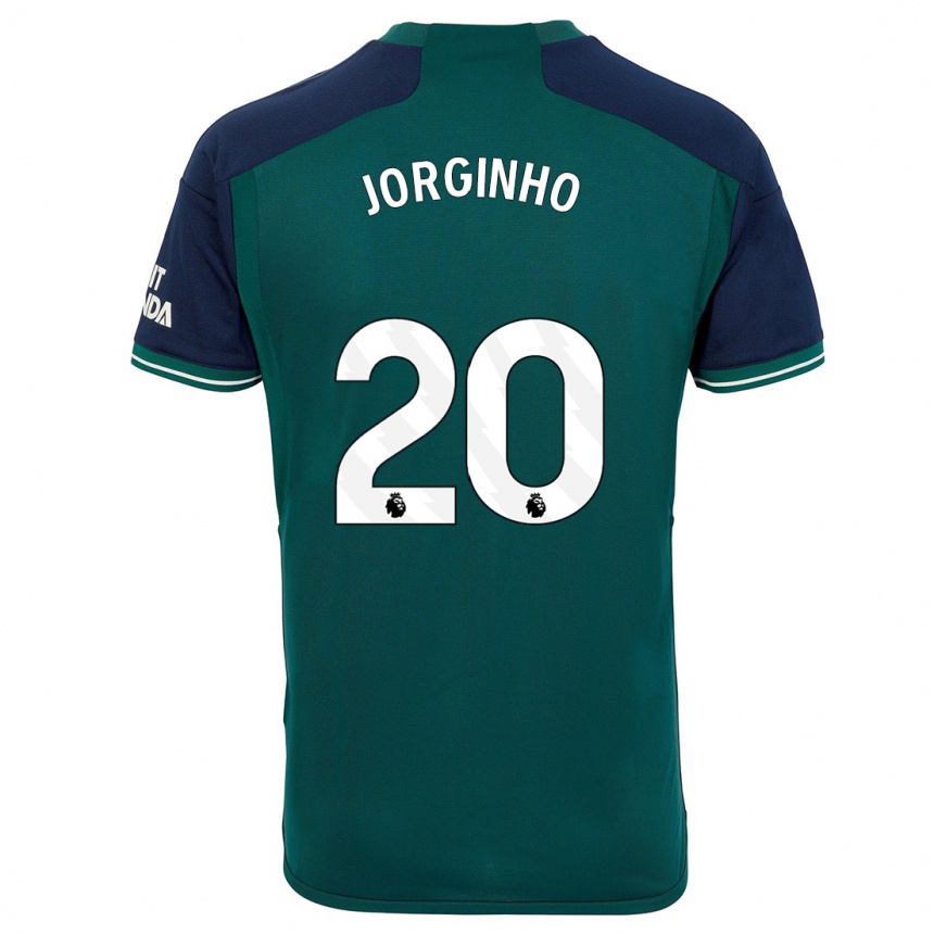 Hombre Fútbol Camiseta Jorginho #20 Verde Equipación Tercera 2023/24 Perú