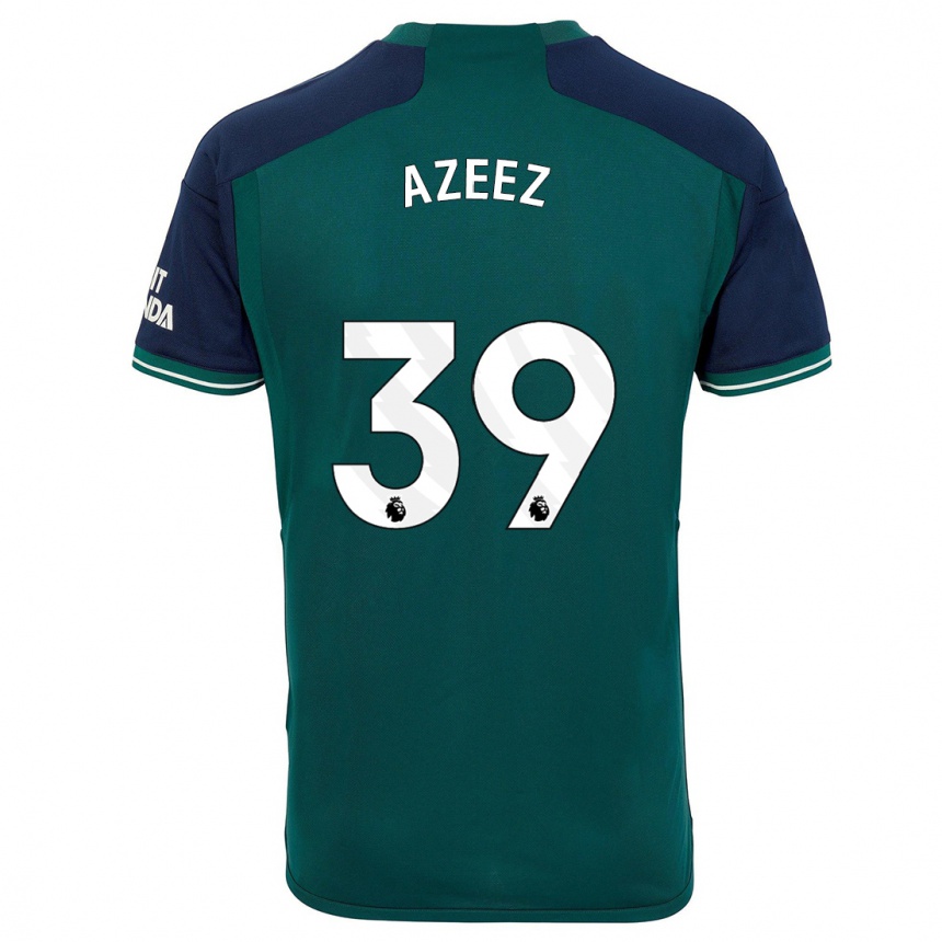 Hombre Fútbol Camiseta Miguel Azeez #39 Verde Equipación Tercera 2023/24 Perú