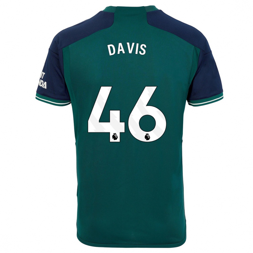 Hombre Fútbol Camiseta Timi Davis #46 Verde Equipación Tercera 2023/24 Perú