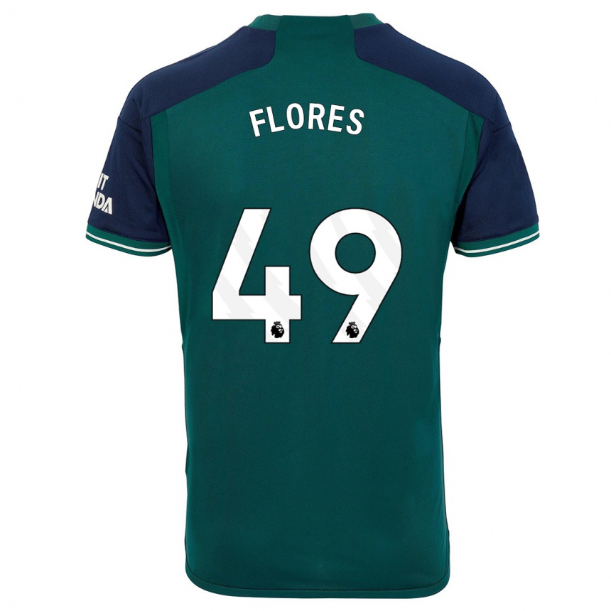 Hombre Fútbol Camiseta Marcelo Flores #49 Verde Equipación Tercera 2023/24 Perú