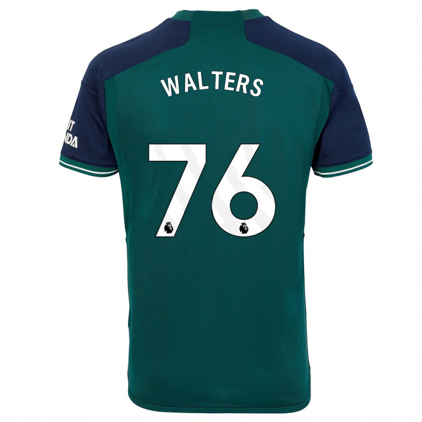 Hombre Fútbol Camiseta Reuell Walters #76 Verde Equipación Tercera 2023/24 Perú