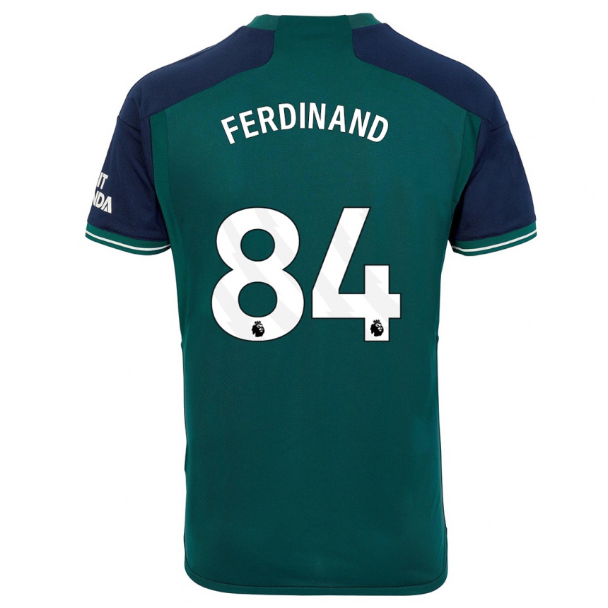 Hombre Fútbol Camiseta Seb Ferdinand #84 Verde Equipación Tercera 2023/24 Perú