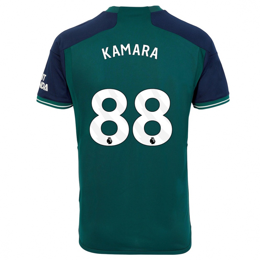 Hombre Fútbol Camiseta Osman Kamara #88 Verde Equipación Tercera 2023/24 Perú