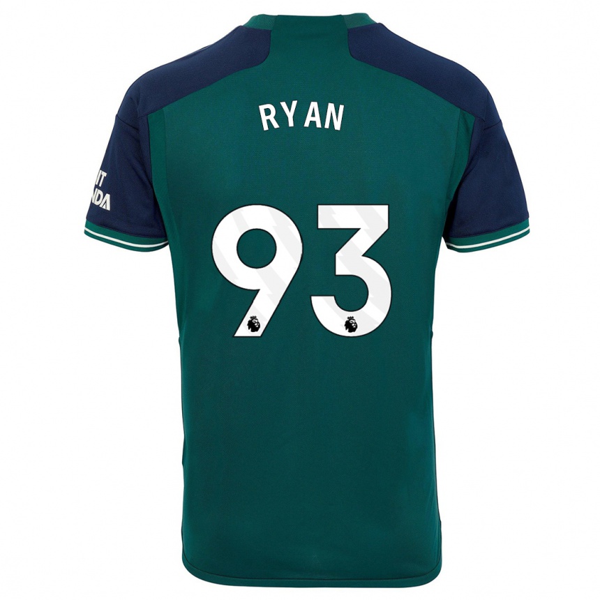 Hombre Fútbol Camiseta Kamarni Ryan #93 Verde Equipación Tercera 2023/24 Perú