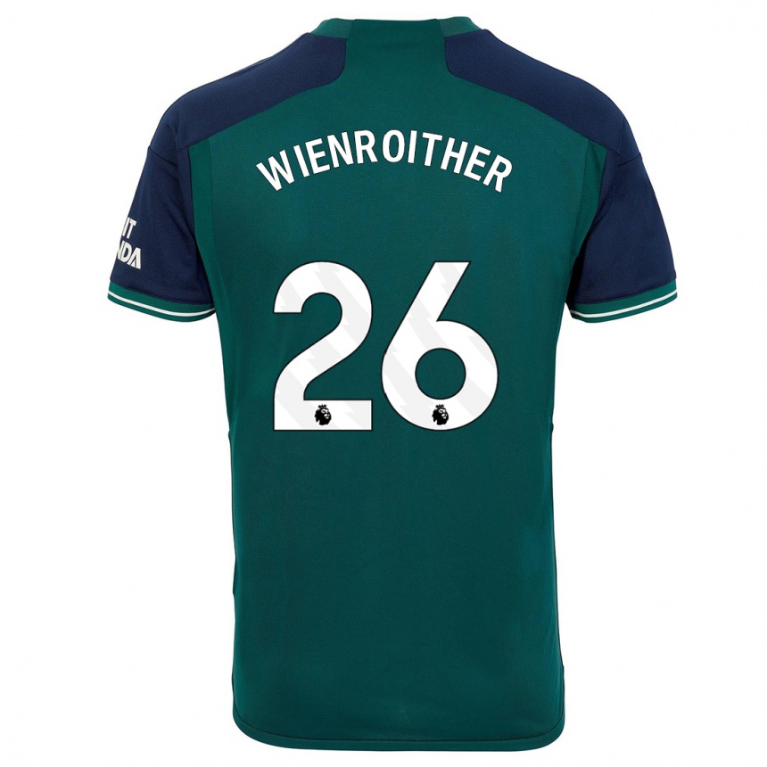 Hombre Fútbol Camiseta Laura Wienroither #26 Verde Equipación Tercera 2023/24 Perú