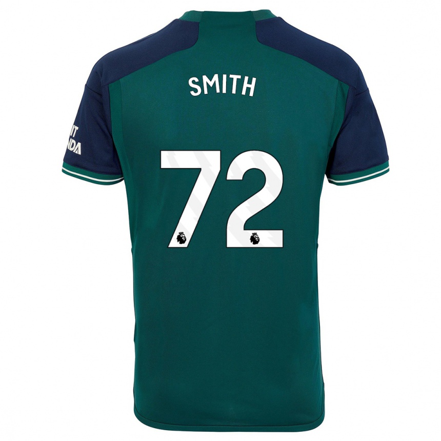 Hombre Fútbol Camiseta Matt Smith #72 Verde Equipación Tercera 2023/24 Perú