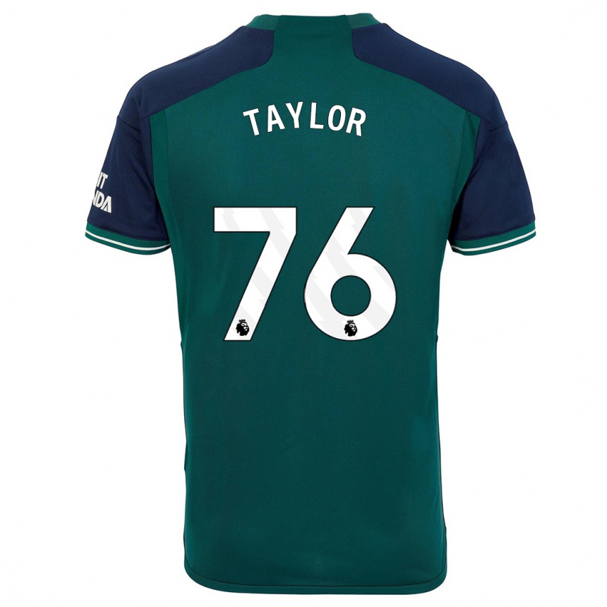 Hombre Fútbol Camiseta Kido Taylor Hart #76 Verde Equipación Tercera 2023/24 Perú