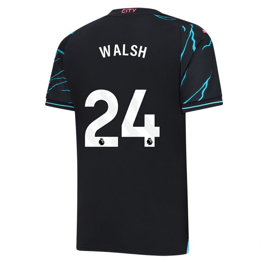 Hombre Fútbol Camiseta Keira Walsh #24 Azul Oscuro Equipación Tercera 2023/24 Perú