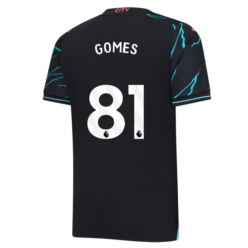 Hombre Fútbol Camiseta Claudio Gomes #81 Azul Oscuro Equipación Tercera 2023/24 Perú